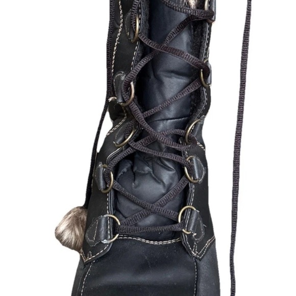 ❄️ ZeroXposur Puffy Black Winter Snow Boots ❄️ - Picture 2 of 4